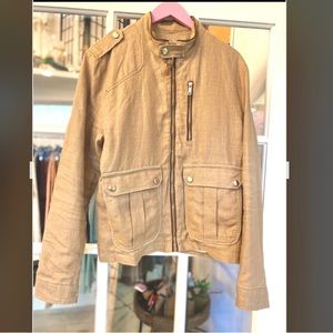 Zara Man Tan linen jacket